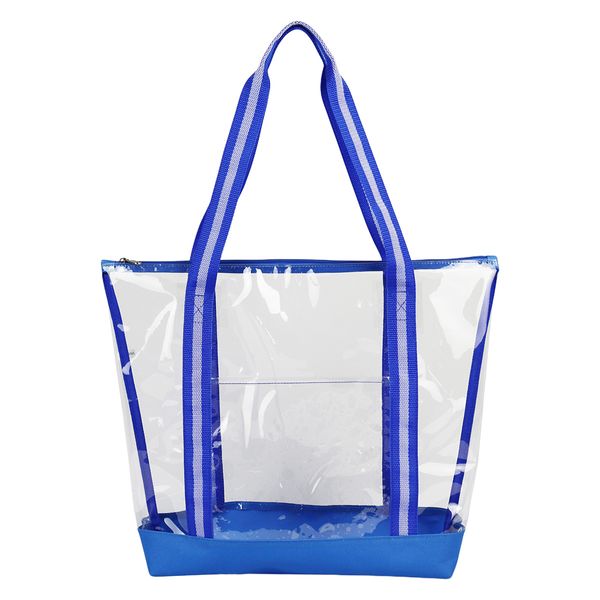 Diamond Clear TPU Zippered Tote