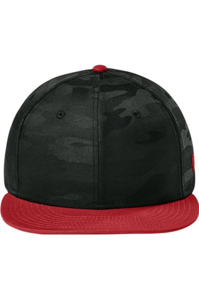 New Era Camo Flat Bill Snapback Cap