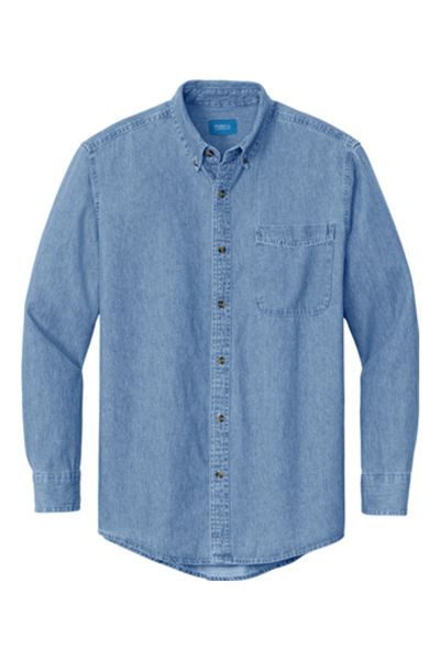 Port & Company - Long Sleeve Value Denim Shirt