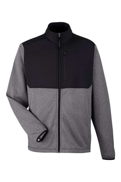 CORE365 Men's Venture Heathered Stripe Hybrid Jacket