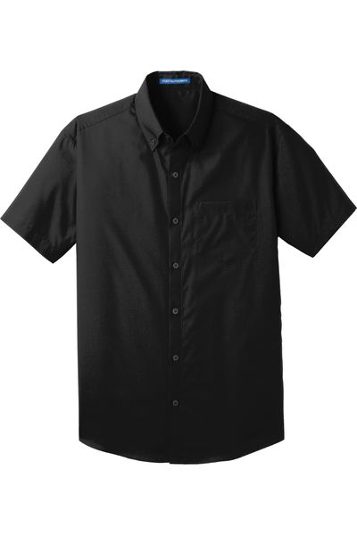 Port Authority Short Sleeve Carefree Poplin Shirt