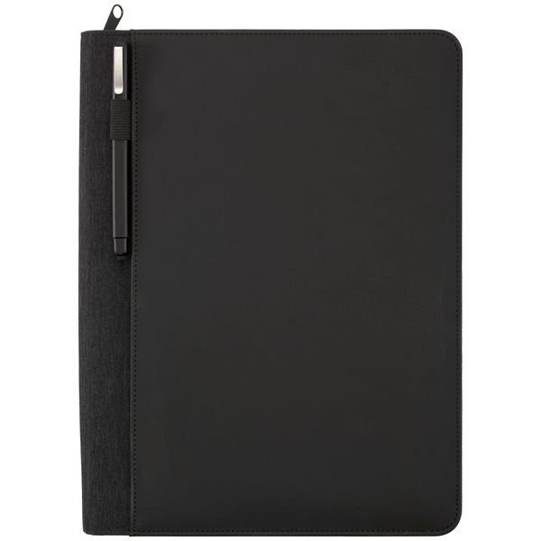 FSC® Mix Vienna Heathered Zippered Padfolio