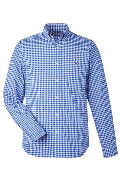 Vineyard Vines On-The-Go Nylon Gingham Shirt