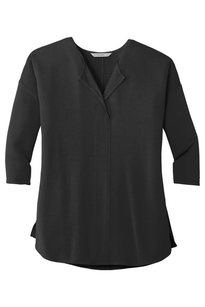 Port Authority Ladies Concept 3/4-Sleeve Soft Split Neck Top (Discontinued)