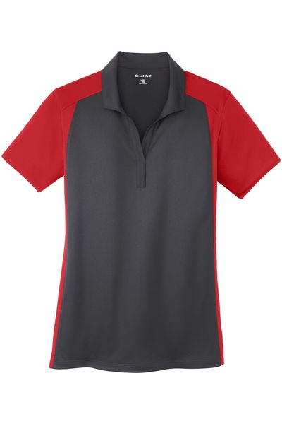 Sport-Tek® Ladies Colorblock Micropique Sport-Wick® Polo