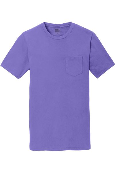 Port & Co Beach Wash Garment-Dyed Pocket Tee