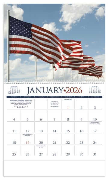 Triumph® Calendars I Love America Calendar