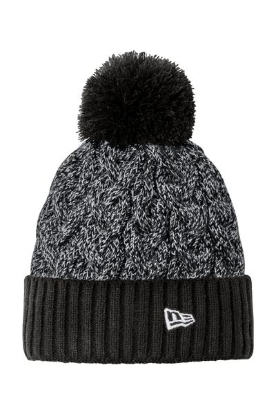 New Era Marled Knit Pom Beanie