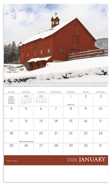 Triumph® Calendars Barns Calendar