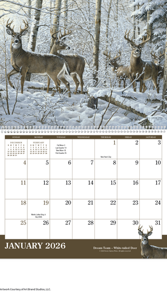 Triumph® Calendars Wildlife Art Calendar