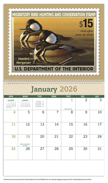 Triumph® Calendars Duck Stamps Calendar