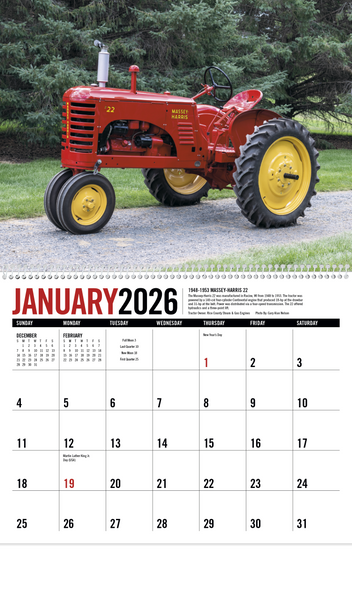 Triumph® Calendars Antique Tractors Calendar