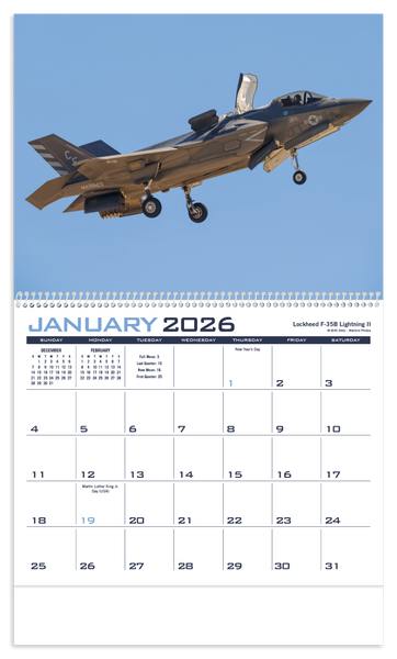 Triumph® Calendars Planes Calendar