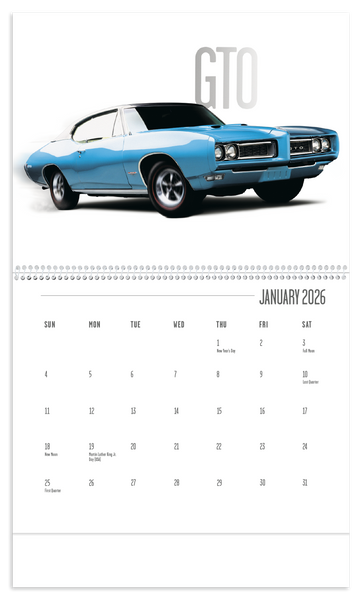 Triumph® Calendars Classic Muscle Cars Calendar