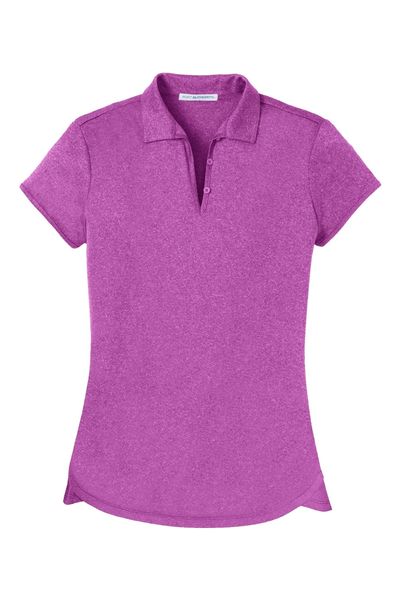 Port Authority Ladies Trace Heather Polo