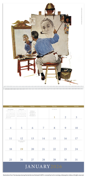 Triumph® Calendars The Saturday Evening Post Illustrations by Norman Rockwell Calendar