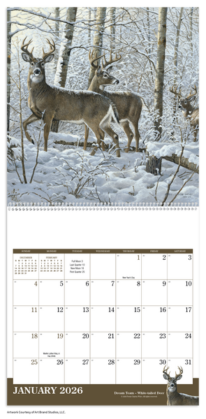 Triumph® Calendars Wildlife Art Calendar