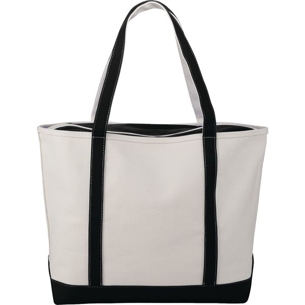 Baltic 24oz Cotton Canvas Tall Zippered Tote