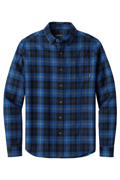 Eddie Bauer Long Sleeve Favorite Flannel Plaid Shirt