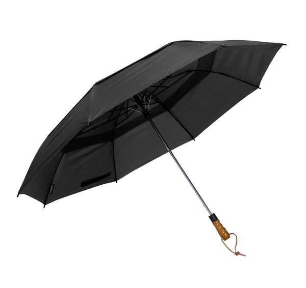 Shed Rain™ Windjammer® 58" Vented Wooden-Handled Auto-Open Jumbo Compact Umbrella