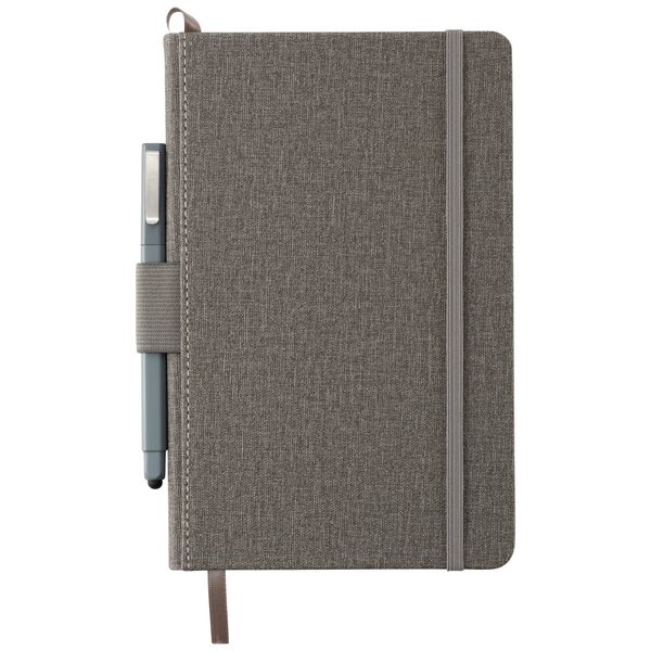 FSC® Mix 5.5" x 8.5" Heathered Hard Bound Journal
