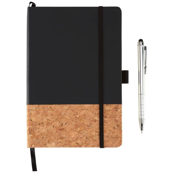 FSC® Mix 5.5" x 8.5" Lucca Cork Hard Bound Journal
