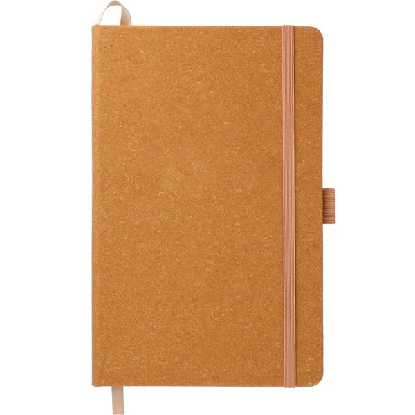 FSC® Mix 5.5" x 8.5" Recycled Leather Bound Journa