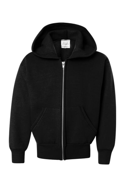 Hanes EcoSmart Youth Full-Zip Hooded Sweatshirt