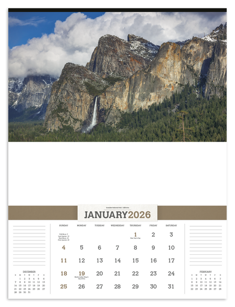 Triumph® Calendars American Splendor without Date Blocks Calendar