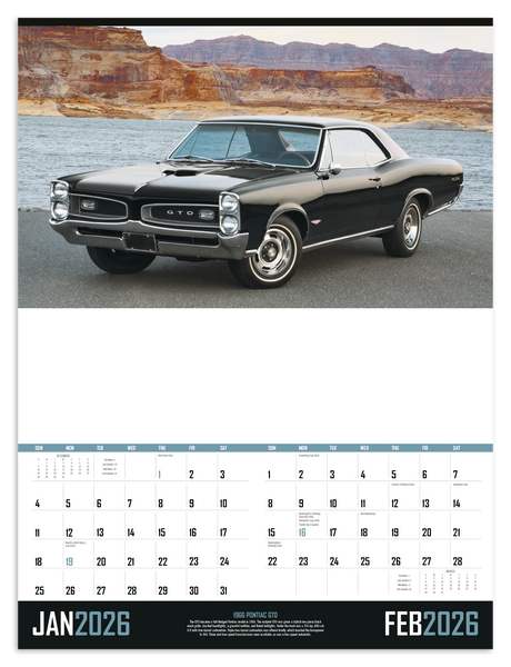 Triumph® Calendars Muscle Cars Calendar