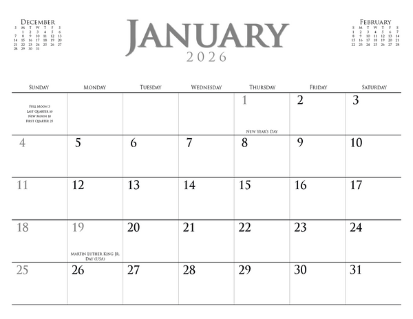 Triumph® Calendars Executive Small Quantity Appointment Calendar