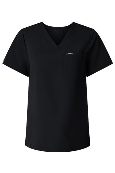 Jaanuu Women's Rhena Essential 1-Pocket Scrub V-Neck Top