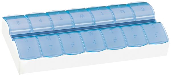 AM/PM Jumbo Easy Scoop Pill Box