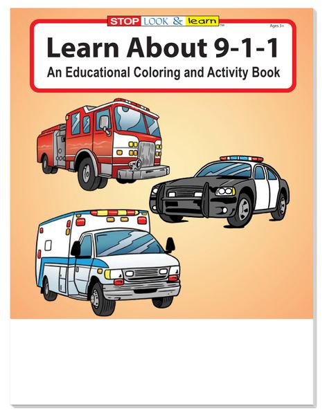 Coloring Book: Learn About 911