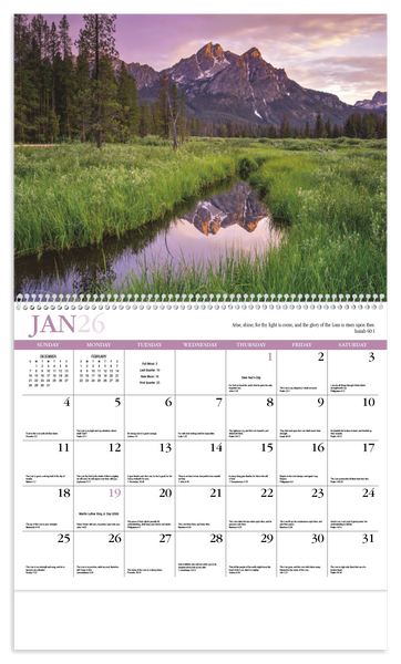 HotLine® Products Reflections (Non-Denominational) Appointment Calendar - Spiral