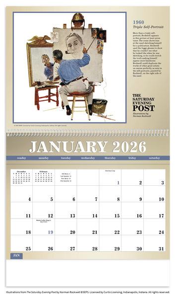 Triumph® Calendars The Saturday Evening Post Deluxe Pocket Calendar