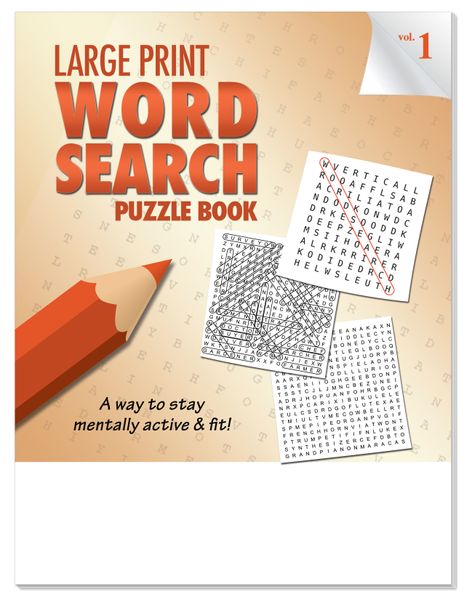 Puzzle Book: LARGE PRINT Word Search