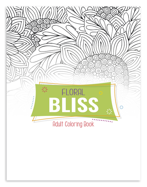 Good Value™ Floral Bliss Adult Coloring Book