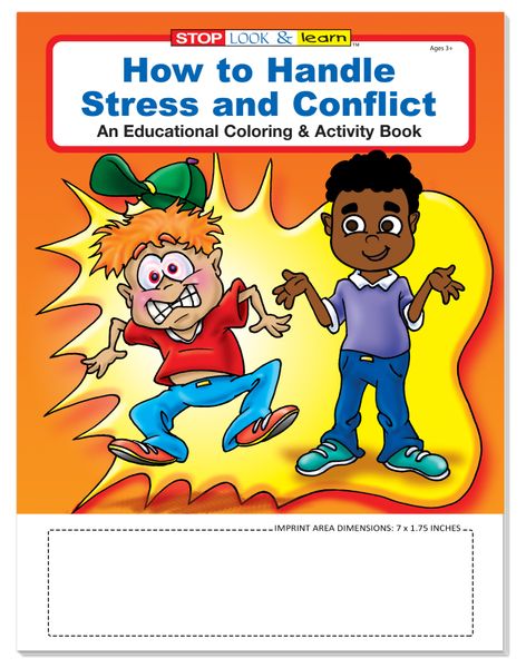 Good Value™ Coloring Book: How to Handle Stress and Conflict