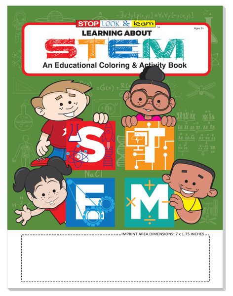 Coloring Book: Learning About STEM
