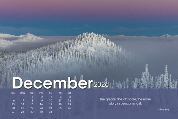 Triumph® Calendars Scenic Moments Large Desk Calendar