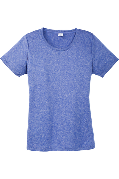 Sport-Tek Ladies Heather Contender Scoop Neck Tee