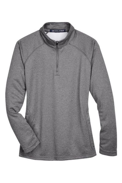 Devon & Jones Ladies' Stretch Tech-Shell Compass Quarter-Zip
