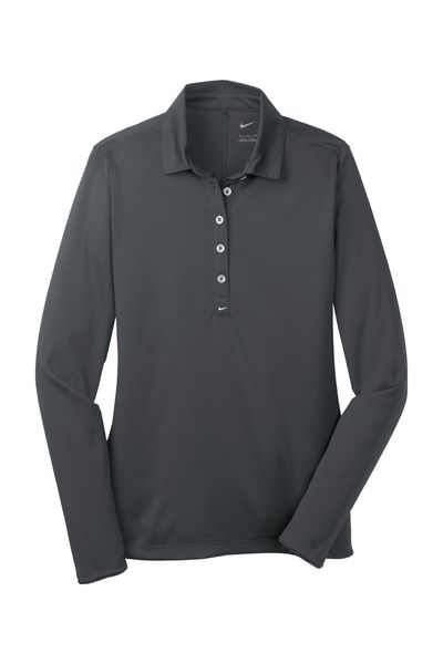 Nike Ladies Long Sleeve Dri-FIT Stretch Tech Polo