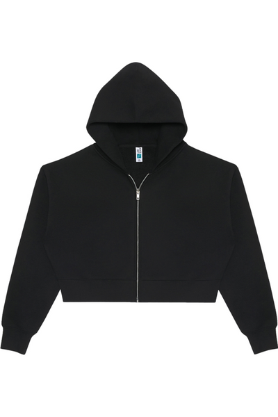 Lane Seven Womens Relaxed Crop Zip
