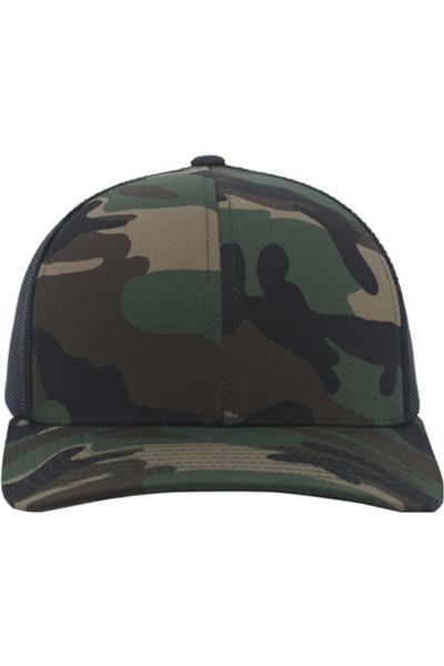 Pacific Headwear Camo Snapback Trucker Cap