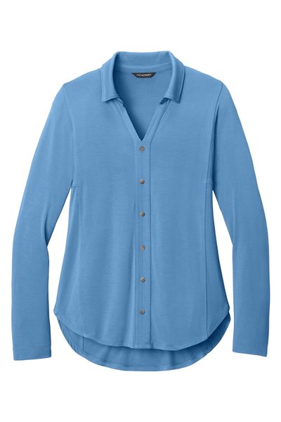 Port Authority Women's Luxe Knit Button Tunic
