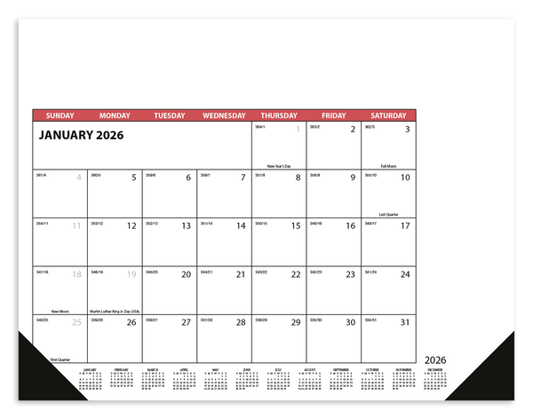 Skinner & Kennedy™ Desk Pad Calendar