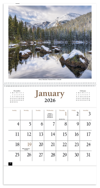 HotLine® Products Scenic America® Pocket Calendar