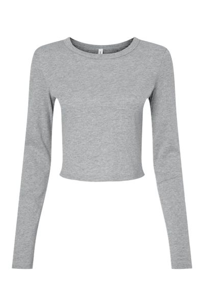 BELLA + CANVAS Women's Micro Rib Long Sleeve Baby Tee